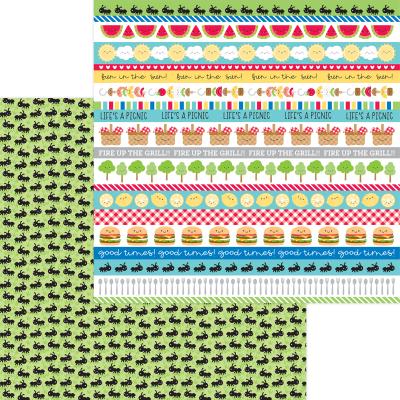 Doodlebug Bar-B-Cute Designpapier - Picnic Parade